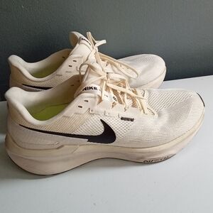 Nike Air Zoom Structure 25 Sail Black Running Shoes DJ7883-102 Mens 11.5